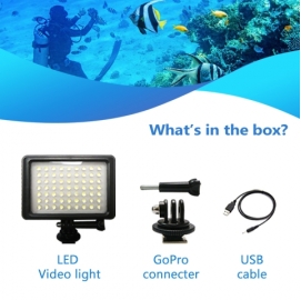 潛水防潑抗塵攝影燈 